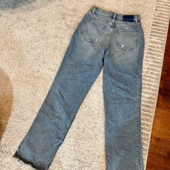 Abercrombie & Fitch Curve Love The 90s Straight Ultra High Rise Size 27/4S-NWT - Picture 3 of 6